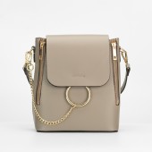 Rucsac dama piele naturala DiAmanti Catania Taupe Deschis